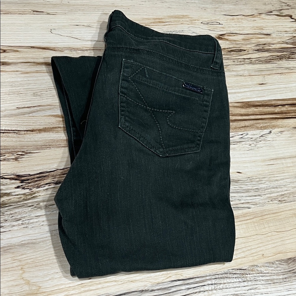 Kenneth Cole Dark Green Skinny Jeans